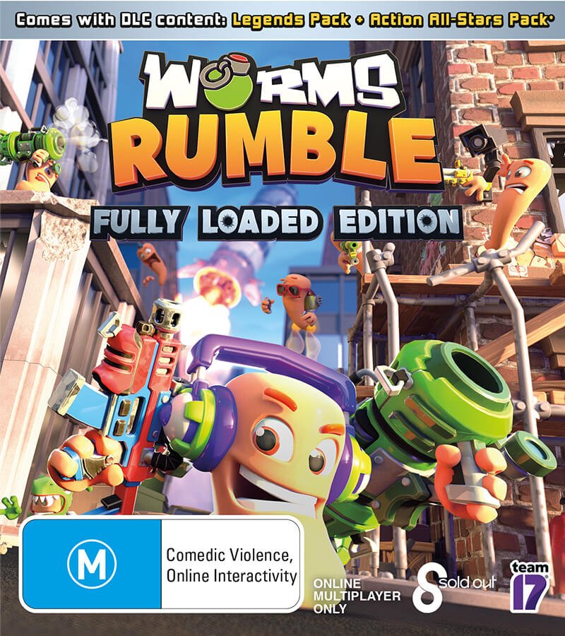 Jogo Ps4 Worms Rumble Fully Loaded Edition Midia Fisico